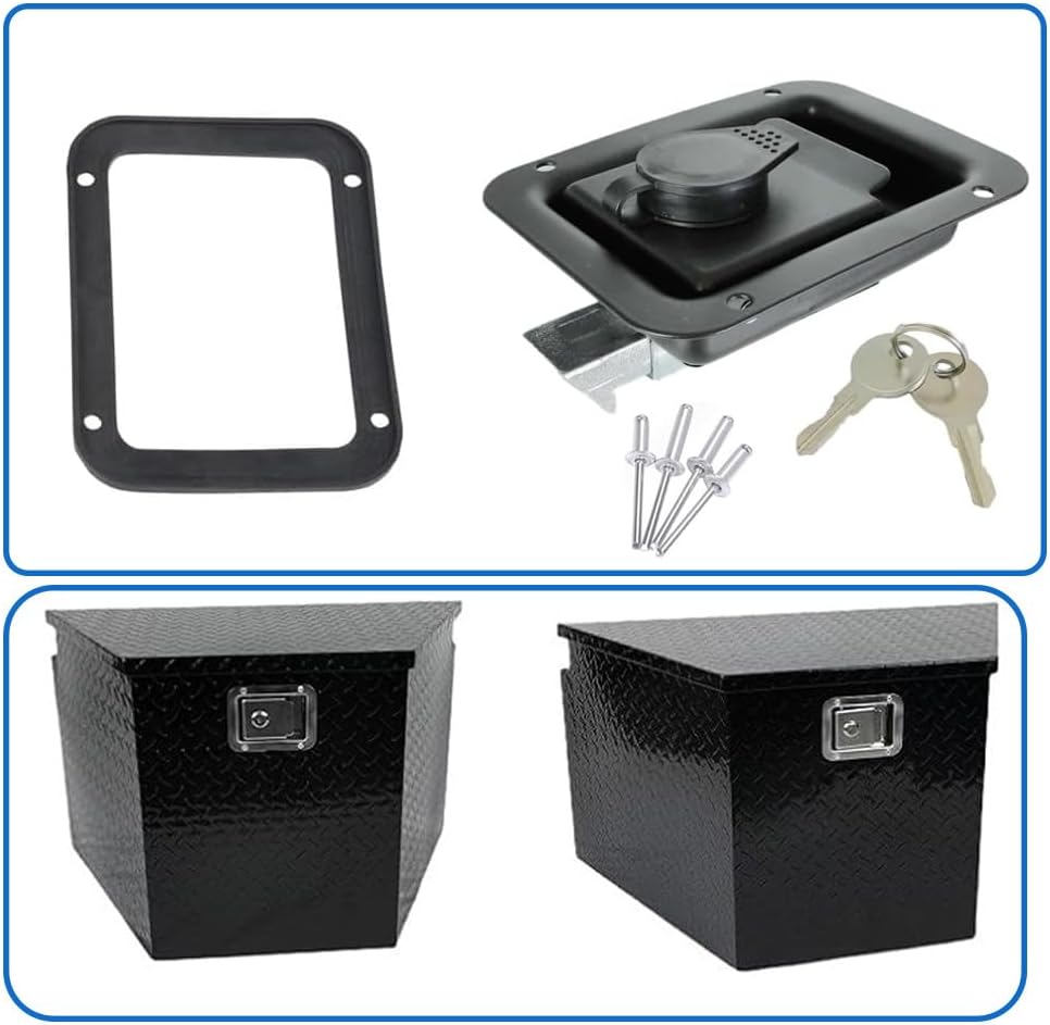 Caja herramientas para camión RV cerraduras acero inox
