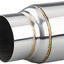 Resonador universal acero inox 12" salida 3"