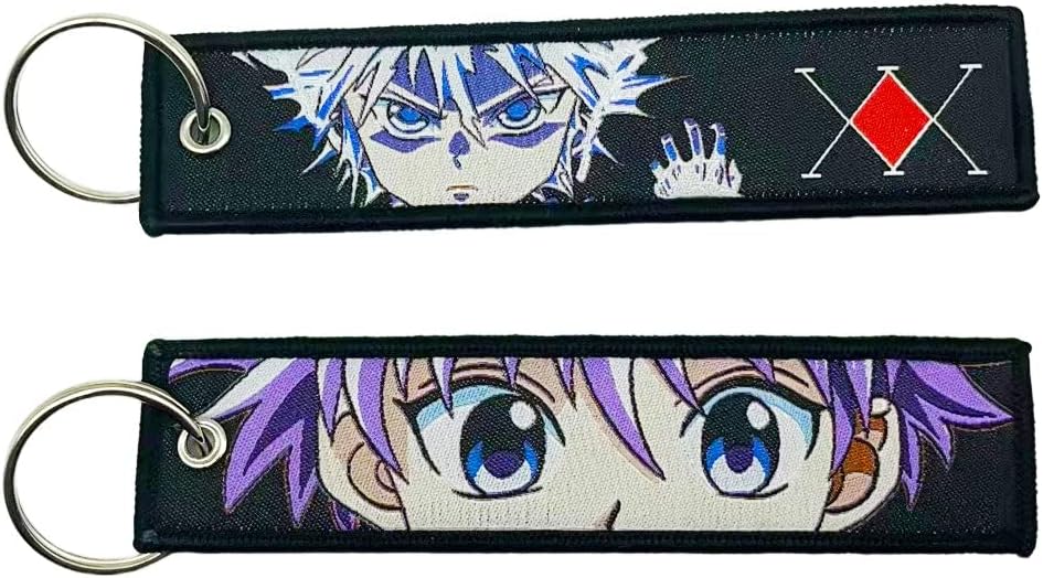 Llavero Anime con Etiqueta Motocicleta Accesorio Coche