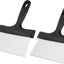 Raspador acero inox mango plástico 5" para teppanyaki