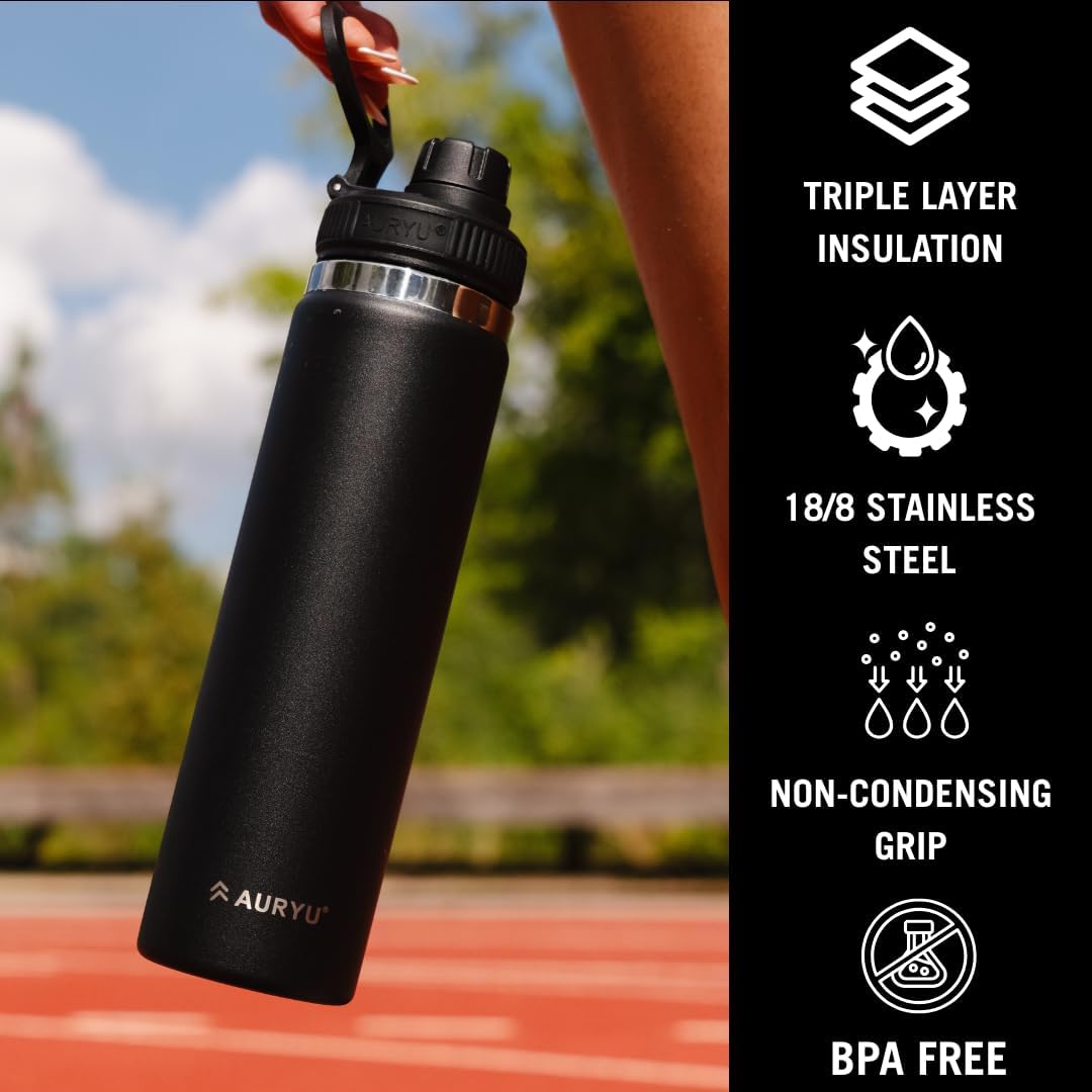 Botella agua acero inox triple pared 24oz sin BPA