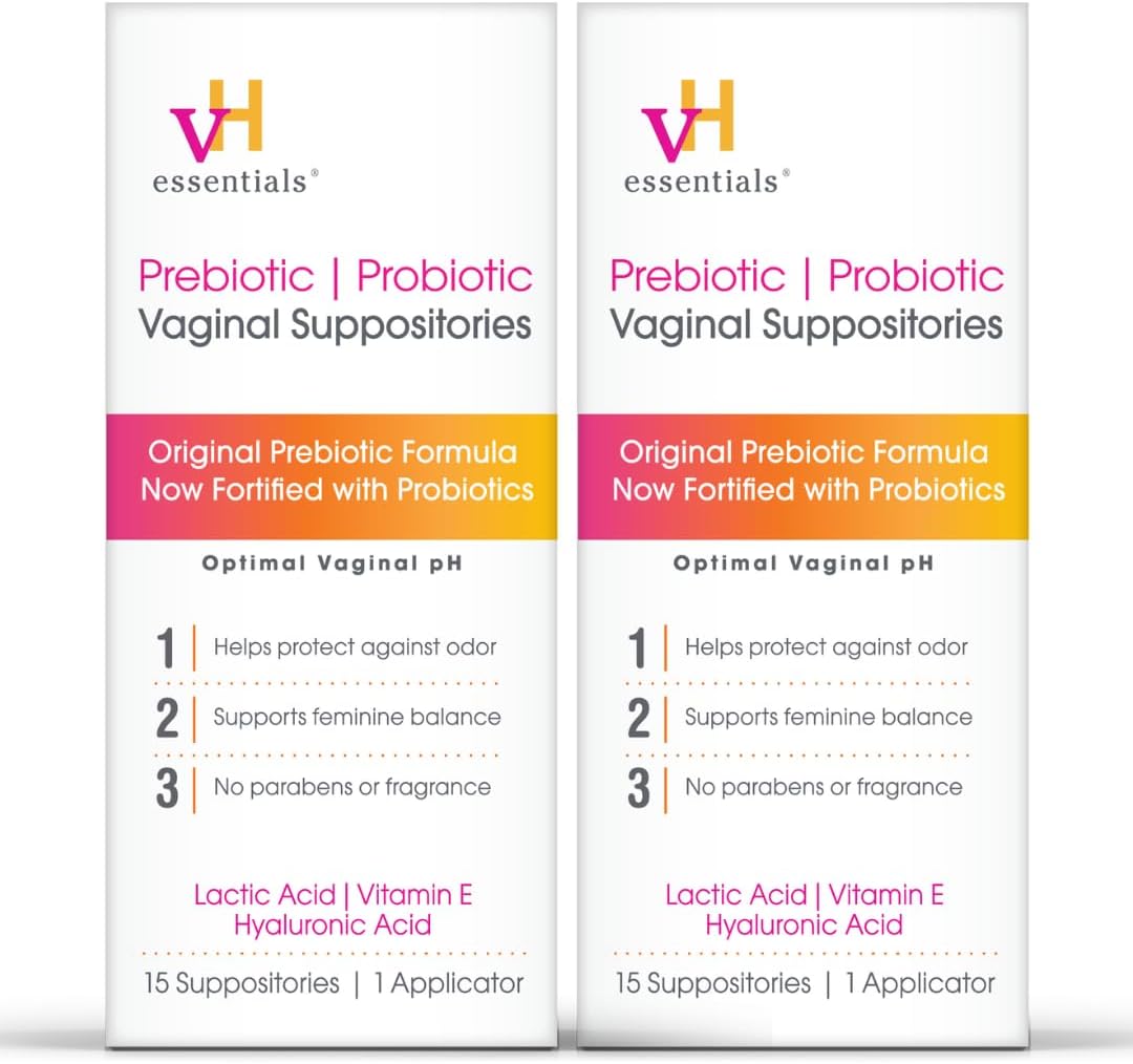 Supositorios vaginales prebióticos ph equilibrado 15uds 2packs