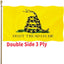 Bandera Gadsden 3x5 200D 3 Capas Exteriores Durable