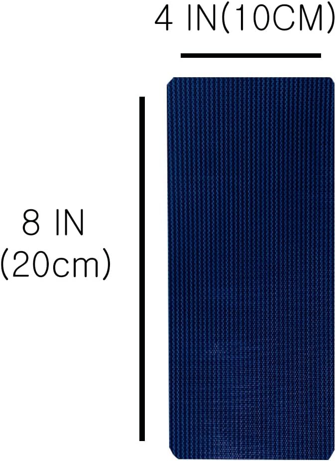 Kit 3 Pzas Parches Cubierta Piscina 4x8pulg Azul