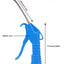 Pistola soplador aire doblada con protector goma industrial