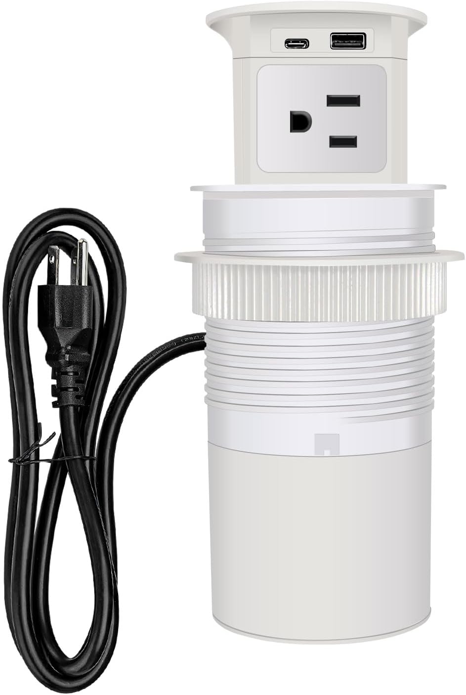 Cargador inalámbrico 15W USB C PD20W 1875W 6.5pulg blanco
