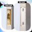 2 Pzas Placas Puerta 1x2-1/4pulg Acero Inox Plateado