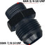 Adaptador riel combustible 10AN Flare a 8AN ORB negro 2 Uds