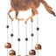 Campanillas viento caballo galope 24" decoración exterior