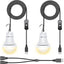 2 Linternas LED USB para Acampada con Cable Y 8.2"