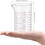 Taza medidora vidrio borosilicato 4oz pico V