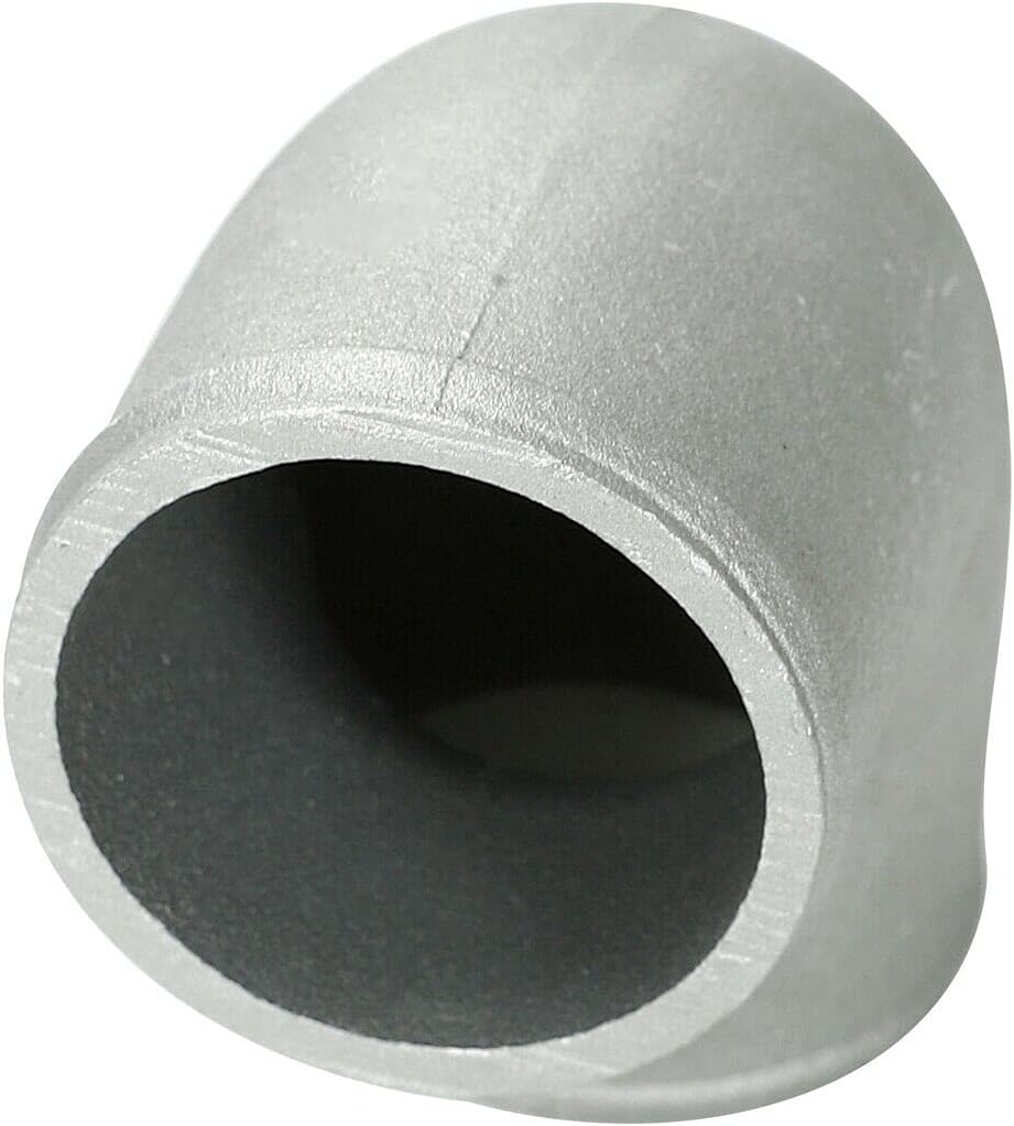 Tubo codo aluminio 90 grados 2-4"