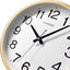Reloj pared esfera 13pulg silencioso movimiento cuarzo