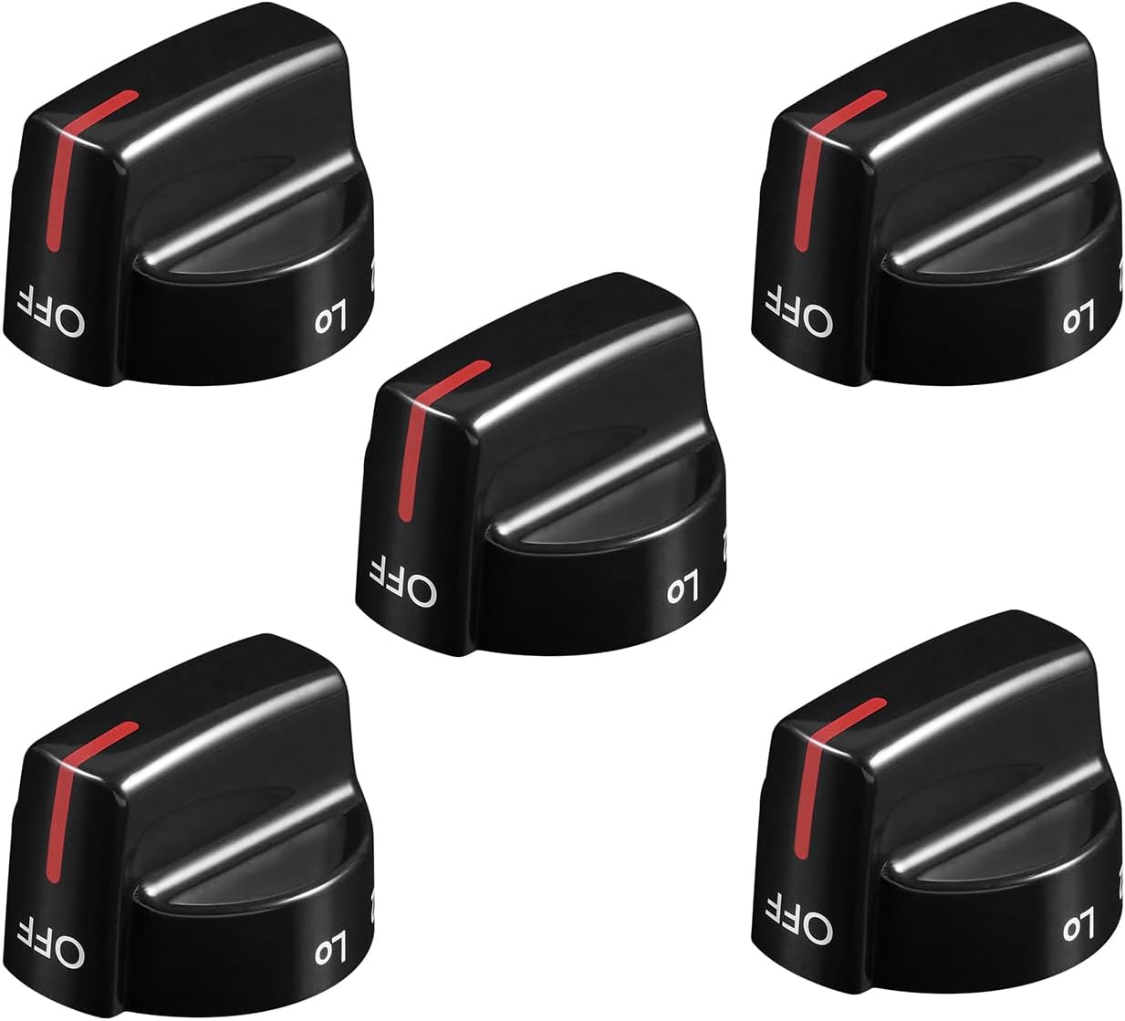 Perillas estufa gas Frigidaire KIP 5K41 negro