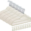 50 Perchas Terciopelo Antideslizantes 16.5" Resistentes
