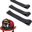 Bandas para casco bombero goma resistente sostiene herramientas