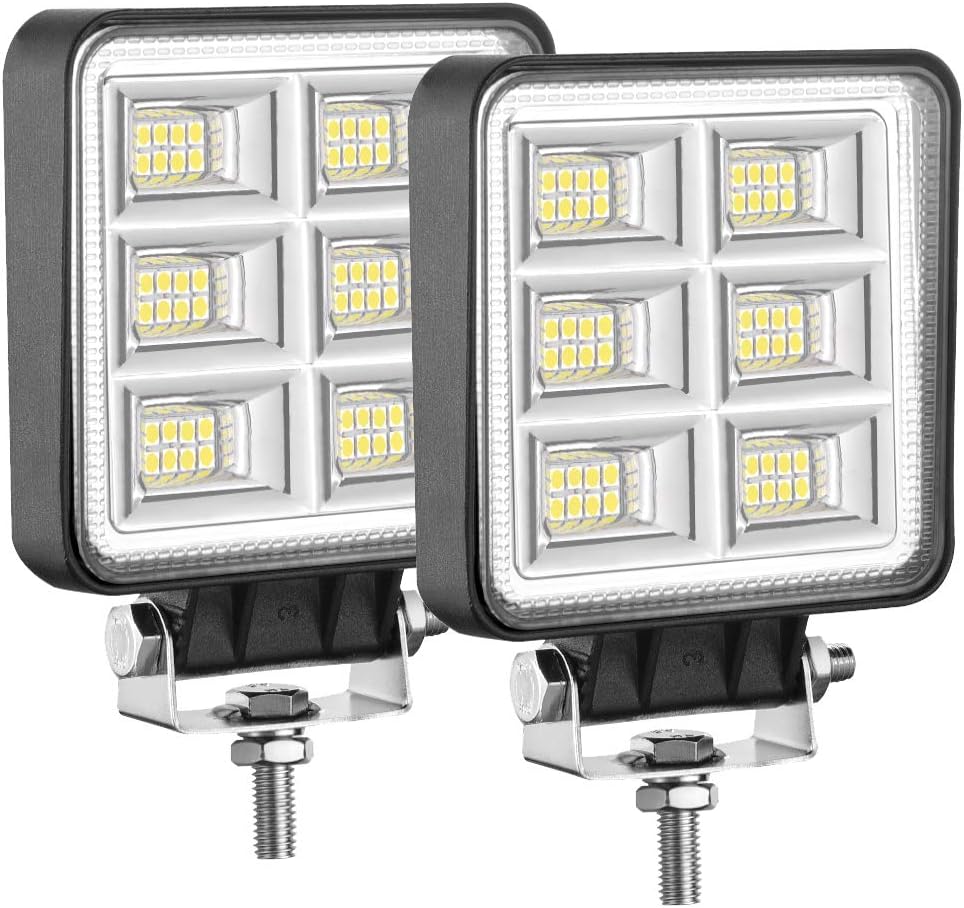 2 Luces LED 4" 12V para Tractor Camión