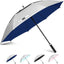 Paraguas golf UV 51-68" UPF50 resistente viento