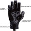 Guantes protección solar UPF50 para pesca kayak