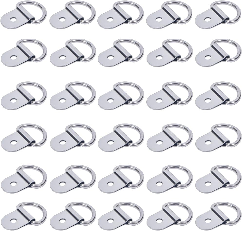 30 Pzas Anillos D Acero Inox para Amarre Cargas