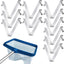 Pinza cepillo piscina clip V accesorios poste inox