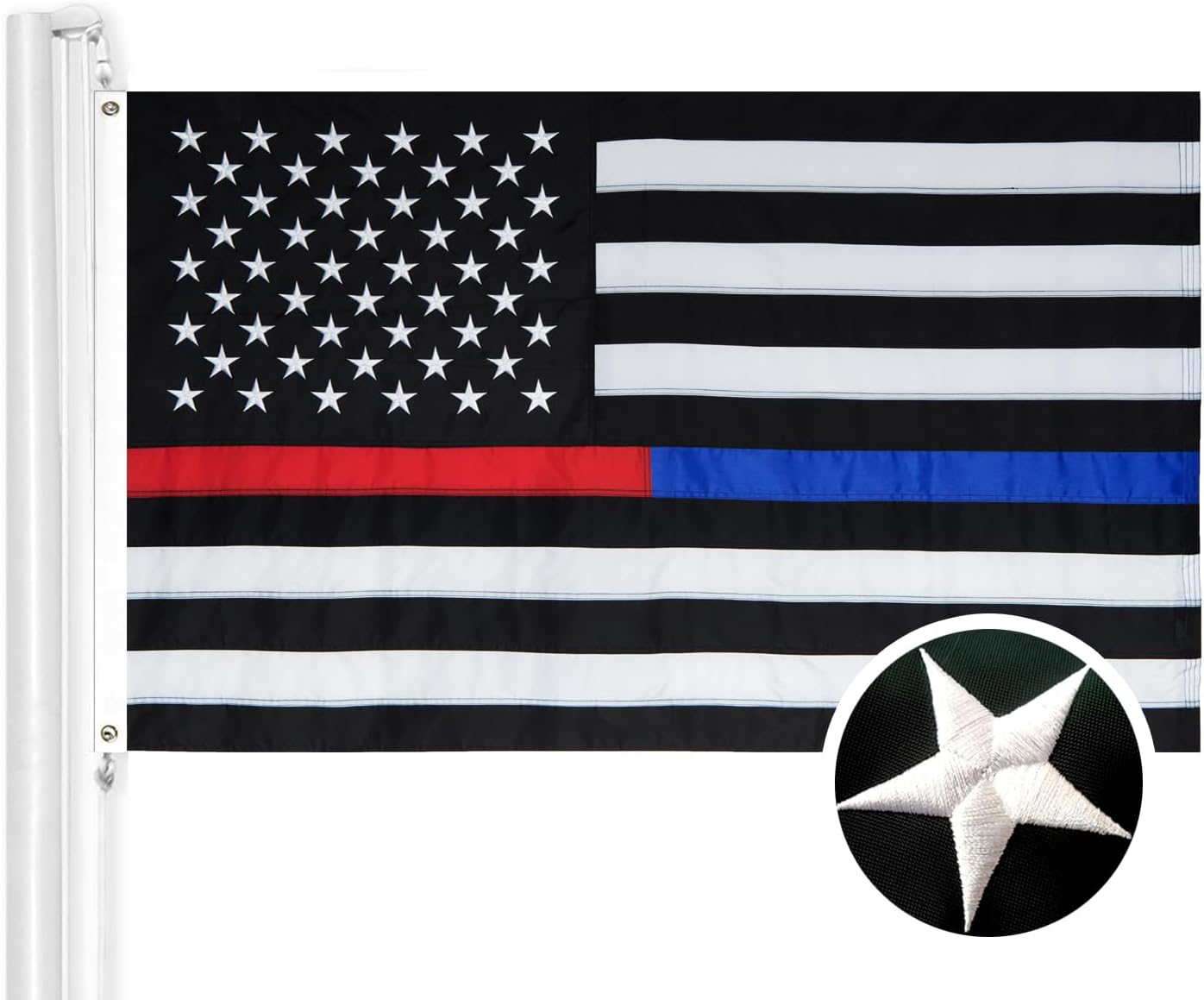 Bandera Americana 3x5ft Estrellas y Franjas Cosidas