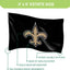 Bandera New Orleans Saints 3x5 con ojales decoración