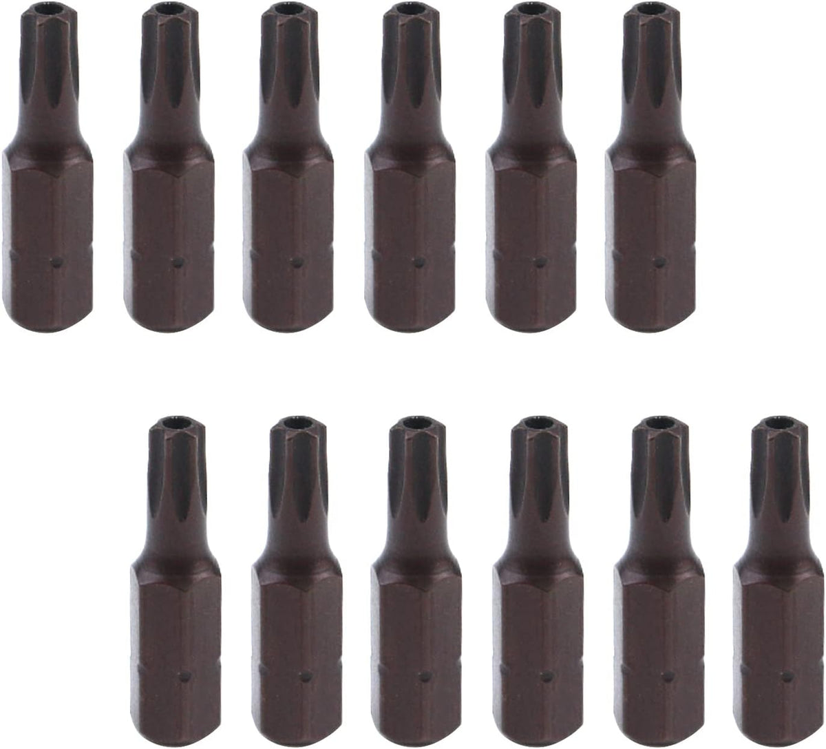 12 Brocas Torx T25 1/4pulg Acero