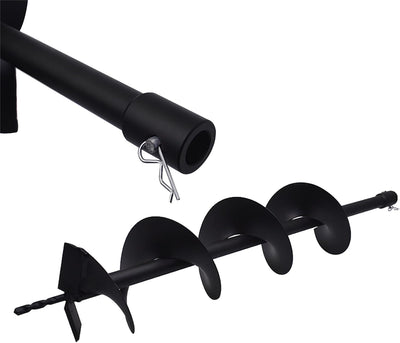 Broca taladro 6pulg eje 3/4pulg para plantar jardinería