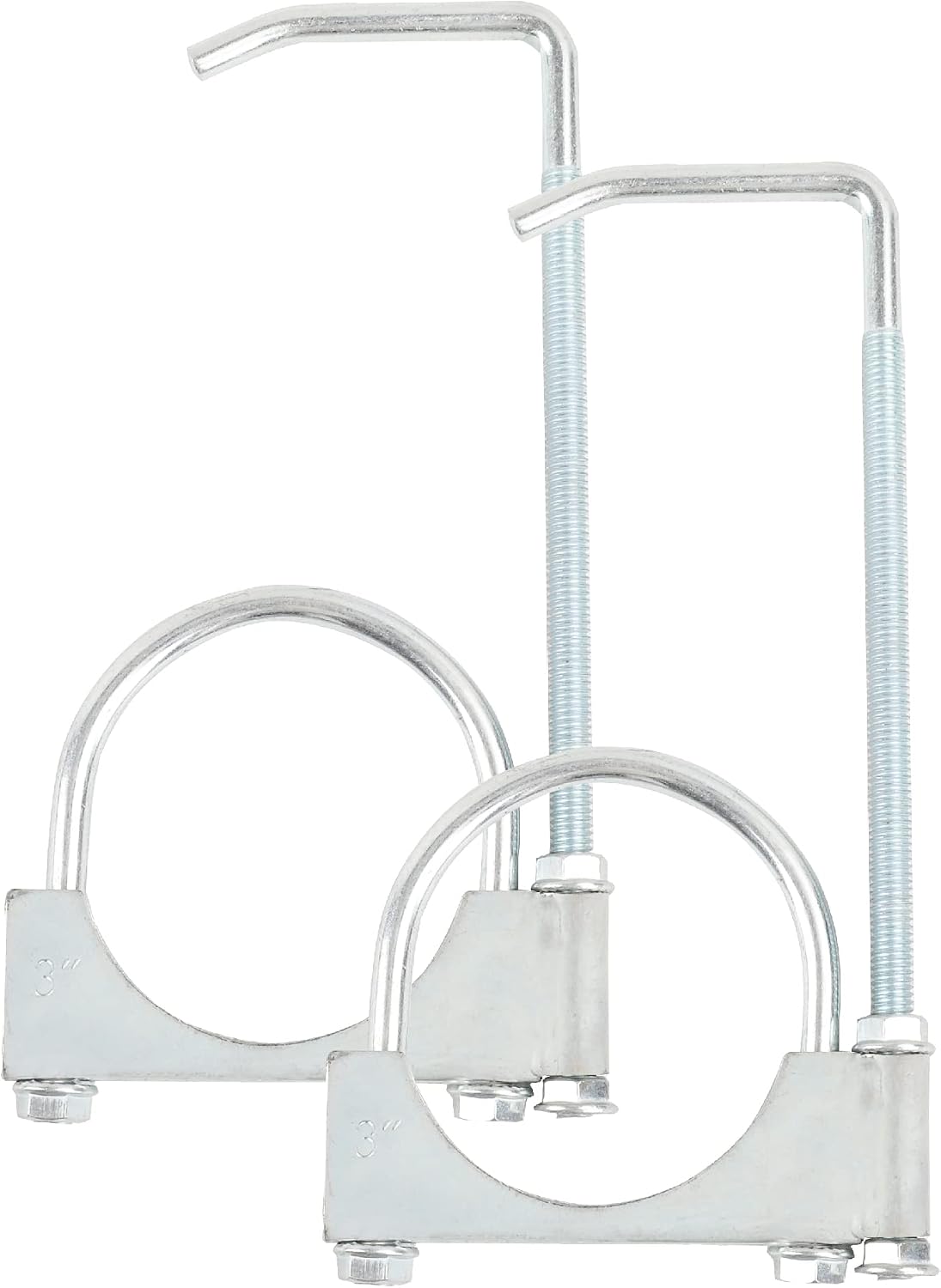 Abrazadera escape con colgador universal 2 Pzas
