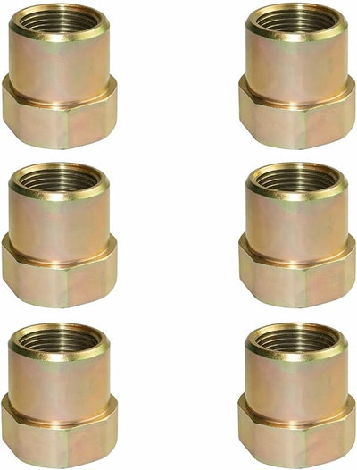 Fundas centrado rueda roscadas eje aluminio 6 pzas