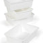 Organizadores juguetes niños set 4 color blanco grandes