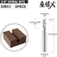 Broca de Router CNC 3/8" 7/8" corte 2 pzas