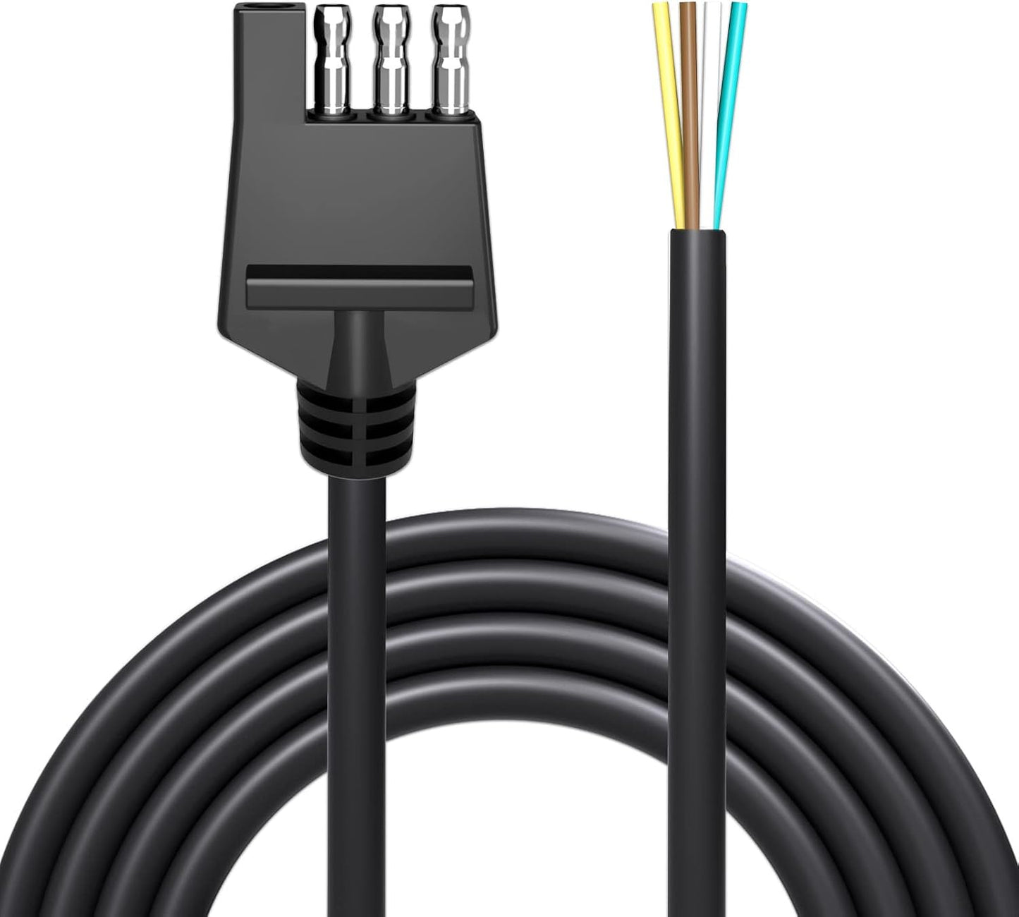 Arnés cableado remolque 4 vías 20ft conector 4 pines
