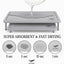 6 Alfombrillas piedra secado encimera cocina con patas acero inox