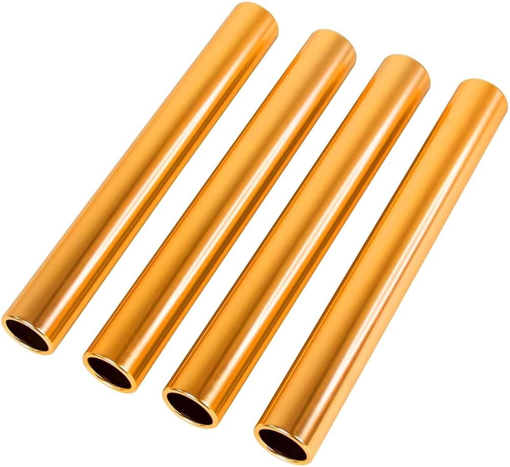 Set bastones relé aluminio para pista campo deportivos