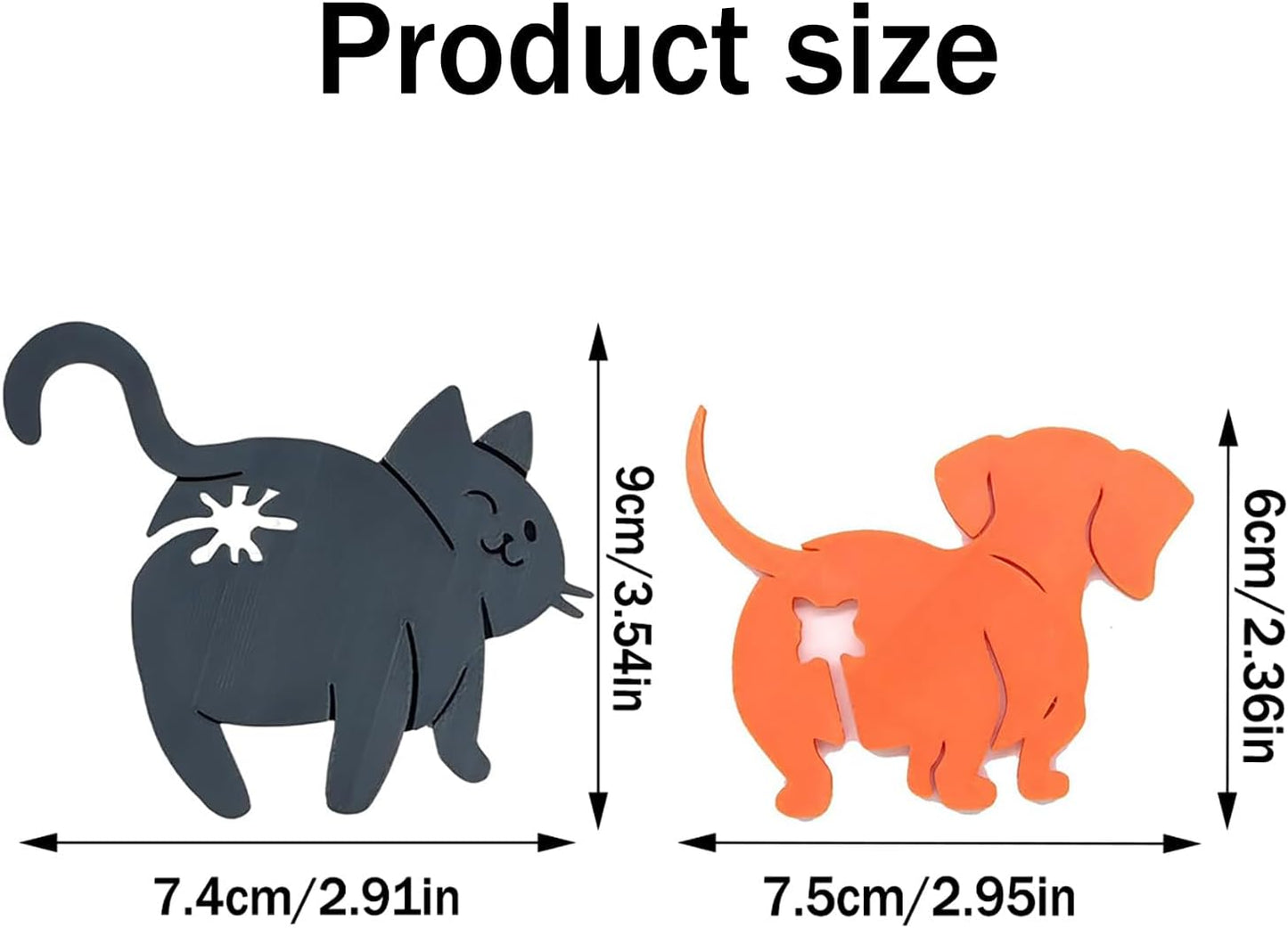 Juego de 7 clips para pan de gato y perro, clips para bolsa de pan divertidos impresos en 3D