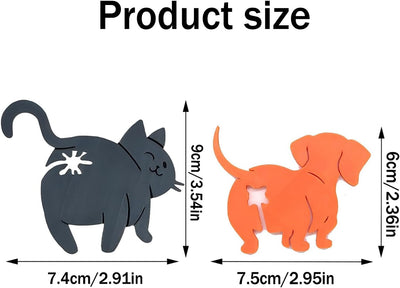 Juego de 7 clips para pan de gato y perro, clips para bolsa de pan divertidos impresos en 3D