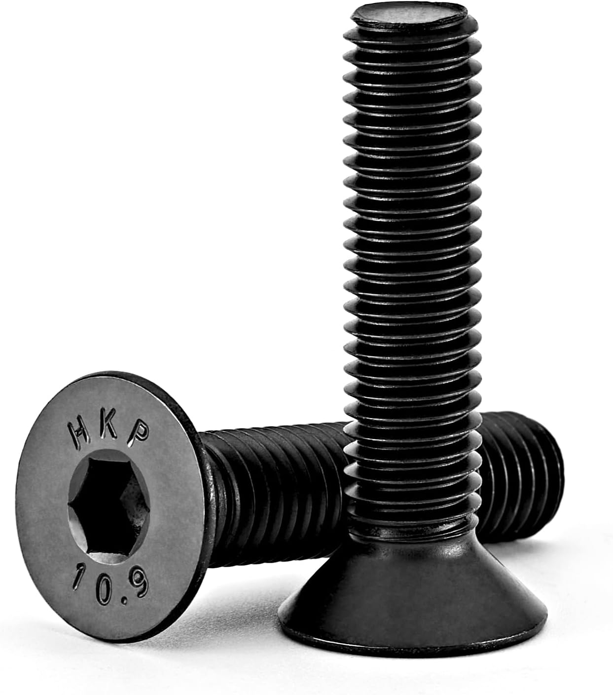 Tornillos hex M10 acero 10.9 negro