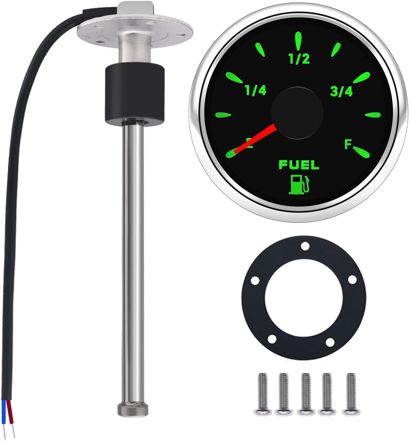 Unidad combustible marino 4" acero inox medidor digital