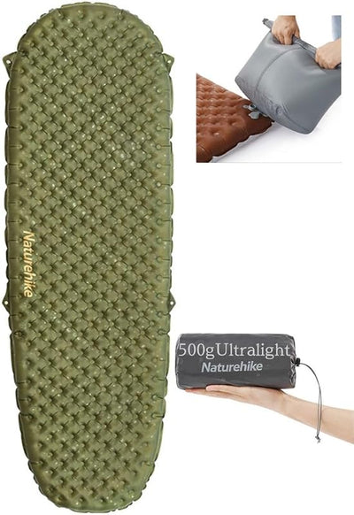 Colchón campamento R-Value 5.8 plegable ligero para adultos