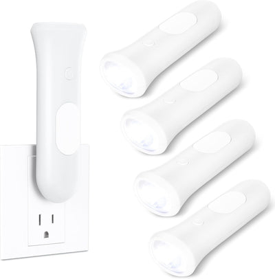 Luces emergencia 4en1 recargable enchufable pared