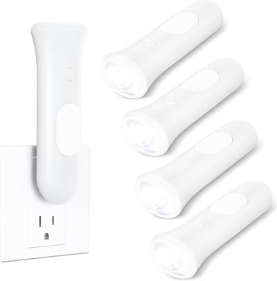 Luces emergencia 4en1 recargable enchufable pared
