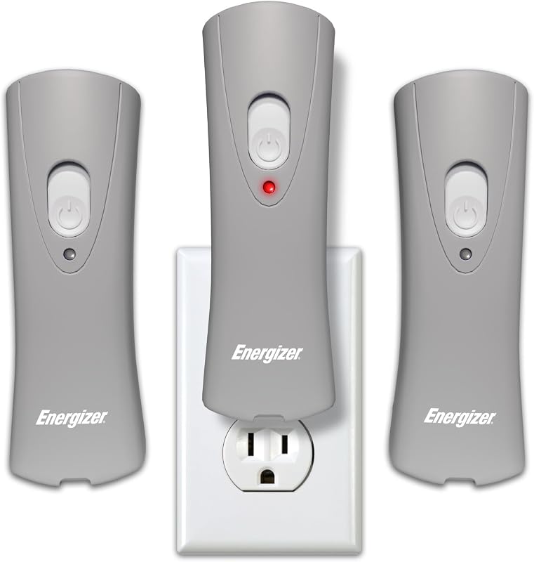 Linterna LED recargable con enchufe 3unid func enc auto