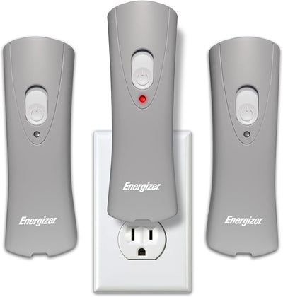 Linterna LED recargable con enchufe 3unid func enc auto