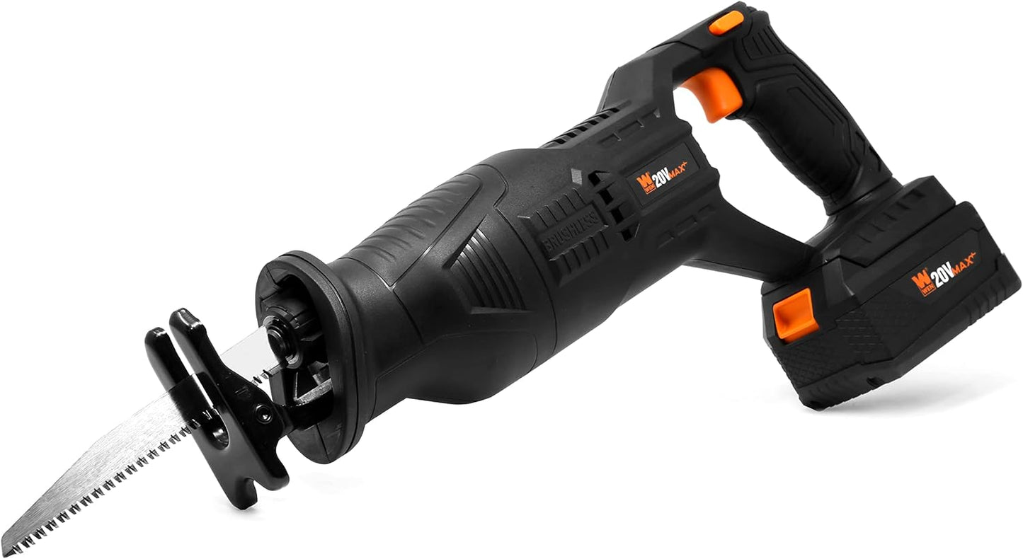 Sierra inalámbrica sin escobillas 20V 4.0Ah con cargador