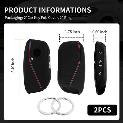 Protectores llavero BMW con anillos silicona antiarañazos