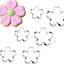 Set 6 cortadores flores acero inox para galletas y fondant