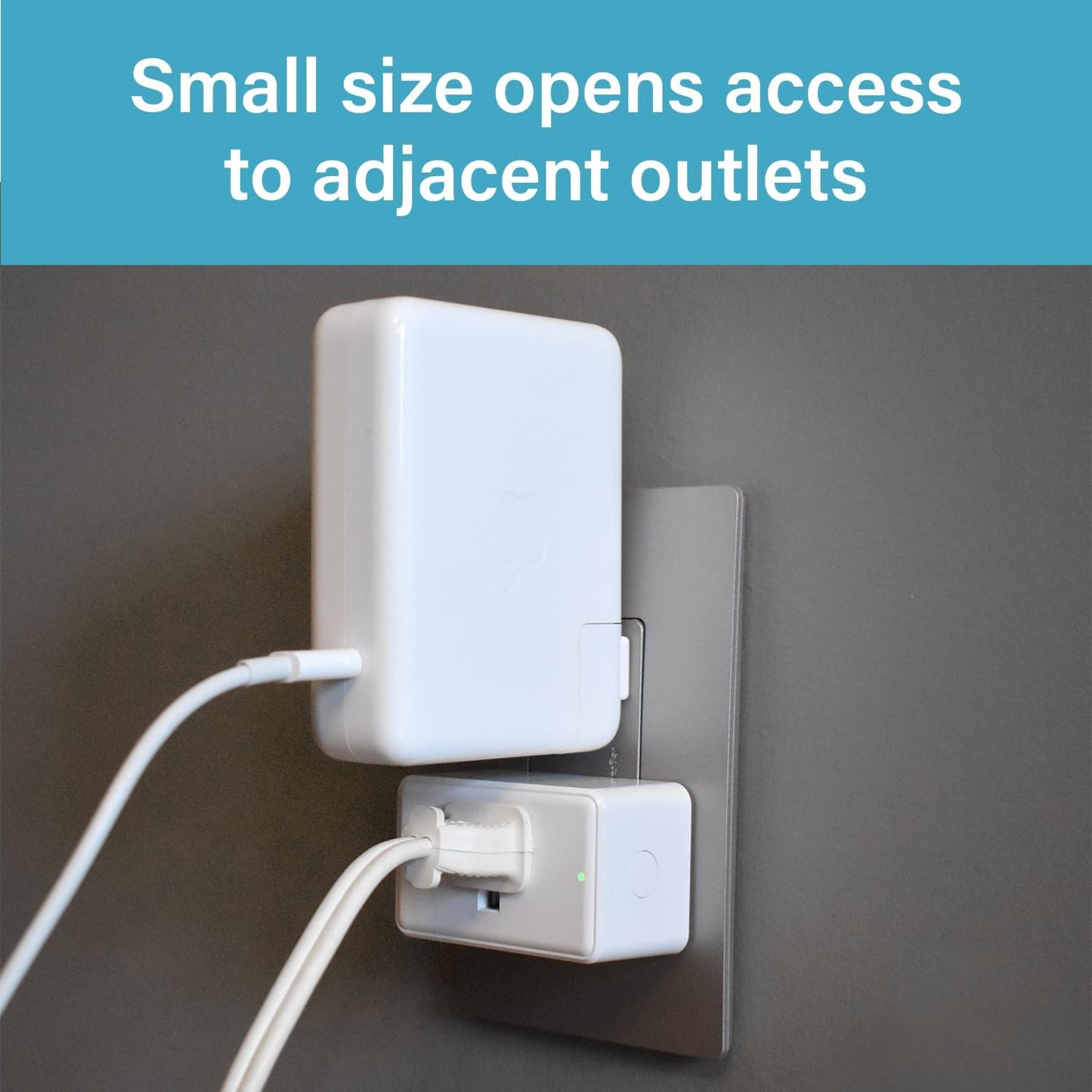 Enchufe inteligente Wi-Fi Matter 15A con HomeKit, Google, Alexa y SmartThings