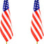 Asta bandera aluminio 6-8ft ajustable base pesada oficina
